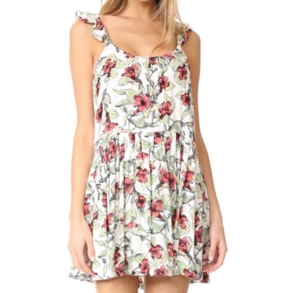 NWT Free People Neutral co mini dress